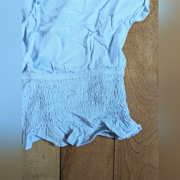 Powder Blue Frill Tank - Paper Crane - Picture 2 of 5